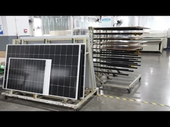 300W सौर तह बैग काले पोर्टेबल जलरोधक सौर बैकपैक