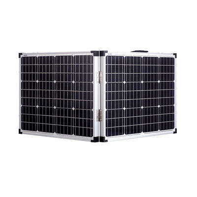 100W IP65 12v 7.64A फोल्डिंग सोलर पैनल मोनो सोलर पैनल कैम्पिंग के लिए