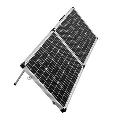100W IP65 12v 7.64A फोल्डिंग सोलर पैनल मोनो सोलर पैनल कैम्पिंग के लिए