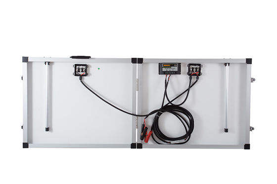 100W IP65 12v 7.64A फोल्डिंग सोलर पैनल मोनो सोलर पैनल कैम्पिंग के लिए