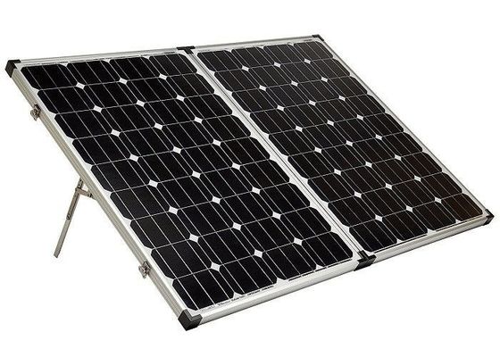 160w 17.46V फोल्डिंग सोलर पैनल कैम्पिंग हाई पावर सोलर पैनल सीई RV के लिए