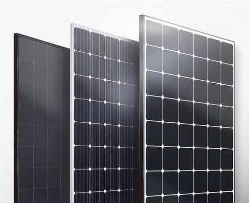 595W Linksun M12/120H मोनोक्रिस्टलीय सौर पैनल 25 वर्ष की वारंटी के साथ