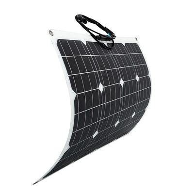 उच्चतम दक्षता और ईटीएफई सतह के साथ कार नौकाओं के लिए 50W अर्ध-लचीला सौर पैनल