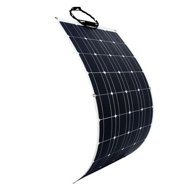 कार नौकाओं के लिए हल्के और स्थापित करने में आसान 100w 12v अर्ध लचीला सौर पैनल