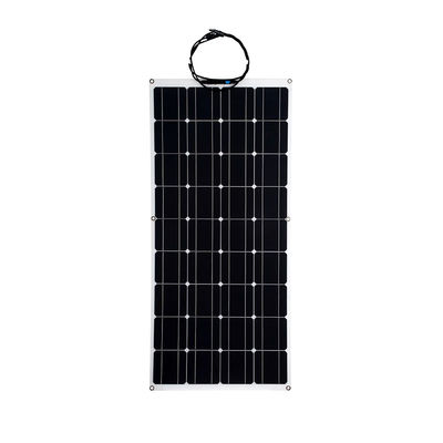 कार नौकाओं के लिए हल्के और स्थापित करने में आसान 100w 12v अर्ध लचीला सौर पैनल