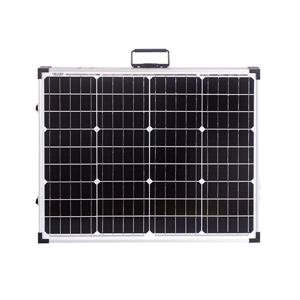 100W IP65 12v 7.64A फोल्डिंग सोलर पैनल मोनो सोलर पैनल कैम्पिंग के लिए