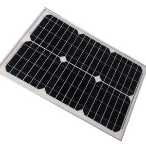 मोनोक्रिस्टलिन 30W सौर पैनल दो सौर पैनल 12V बैटरी चार्जिंग के लिए ग्रिड से बाहर